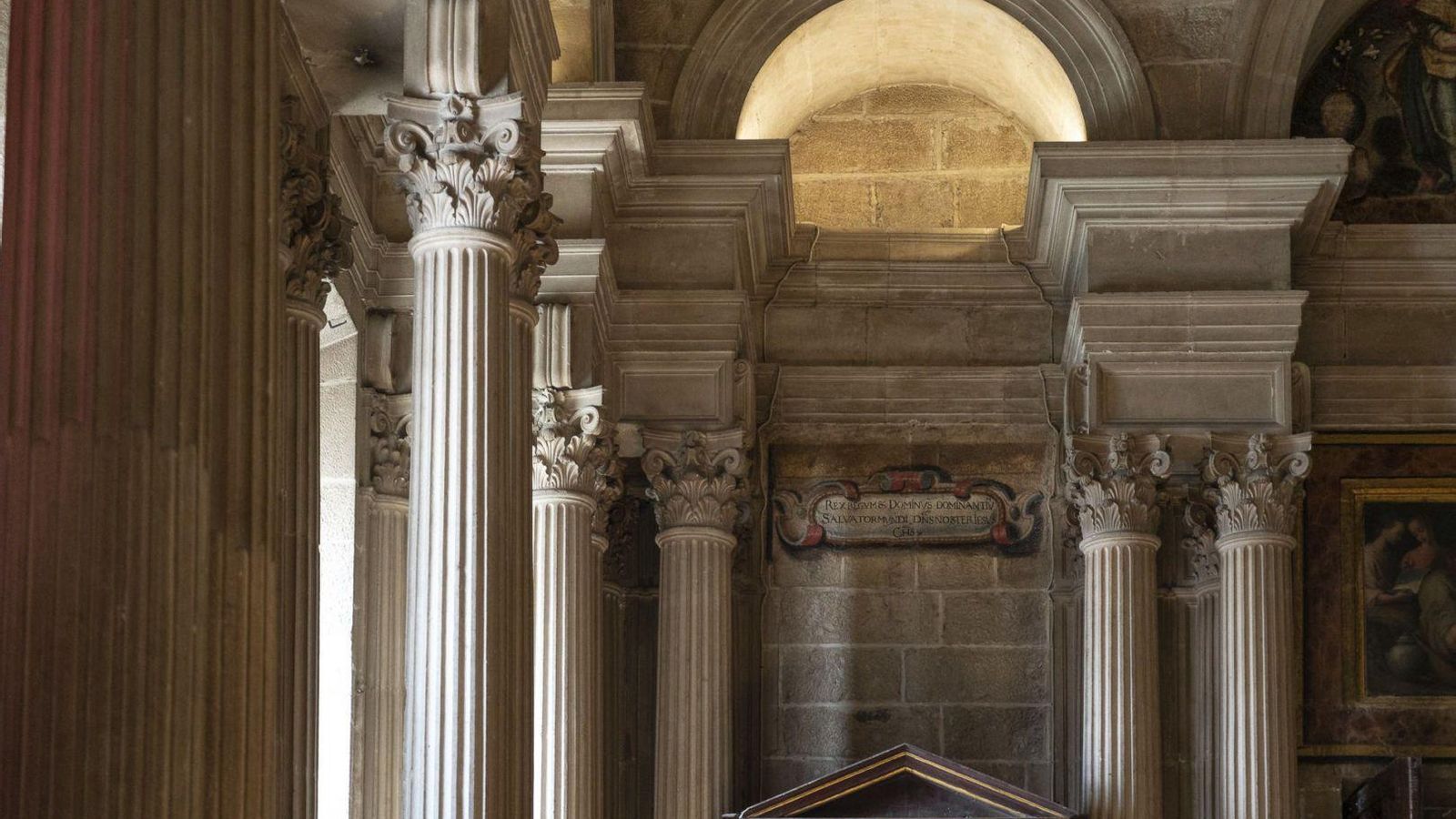 Detalle de la Sala Capitular de la Catedral de Jaén.