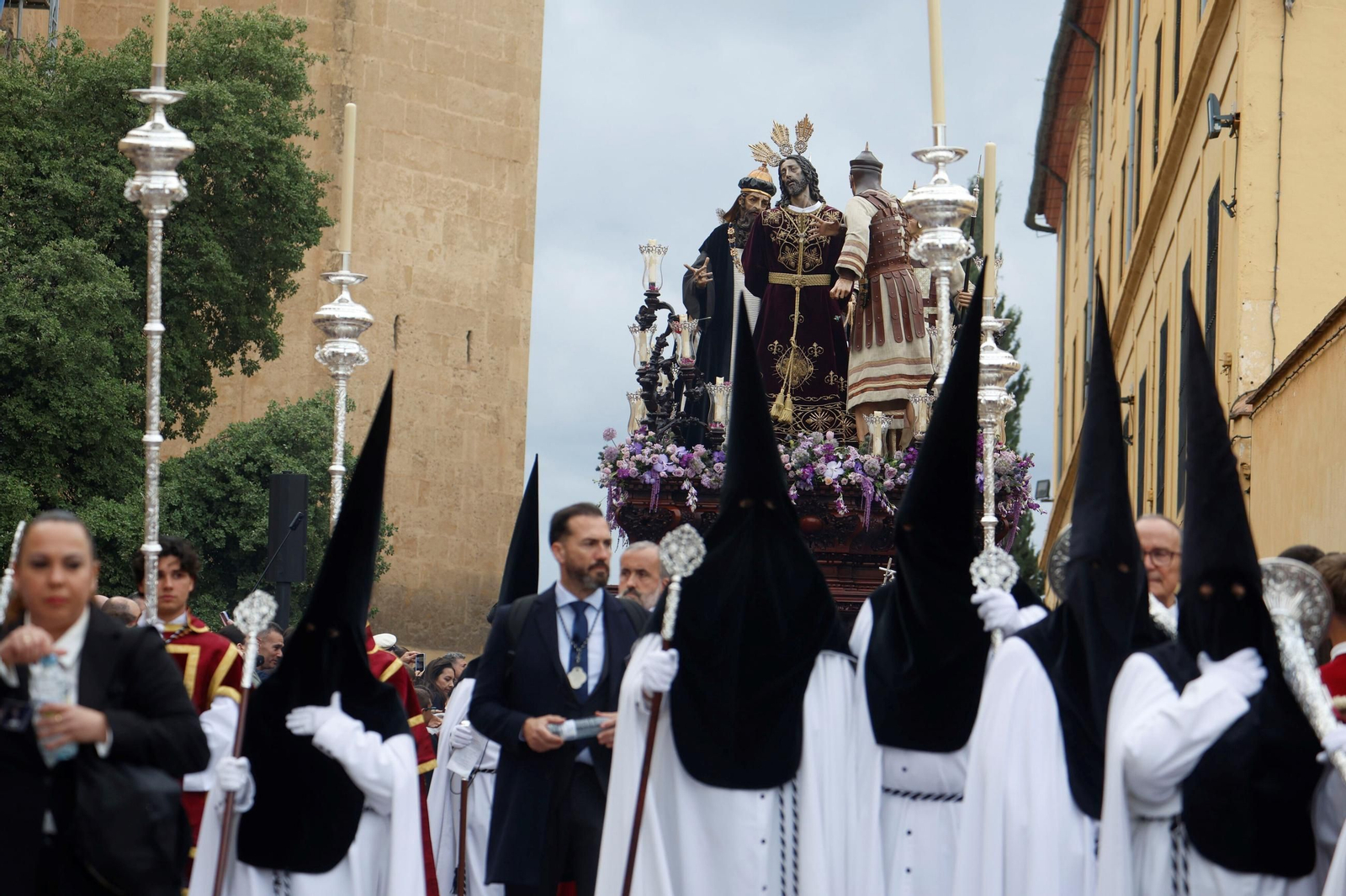Las imágenes de la hermandad del Perdón  el Miércoles Santo en Córdoba