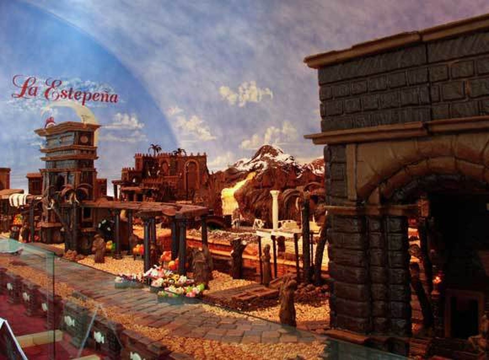 Una deliciosa ciudad de chocolate