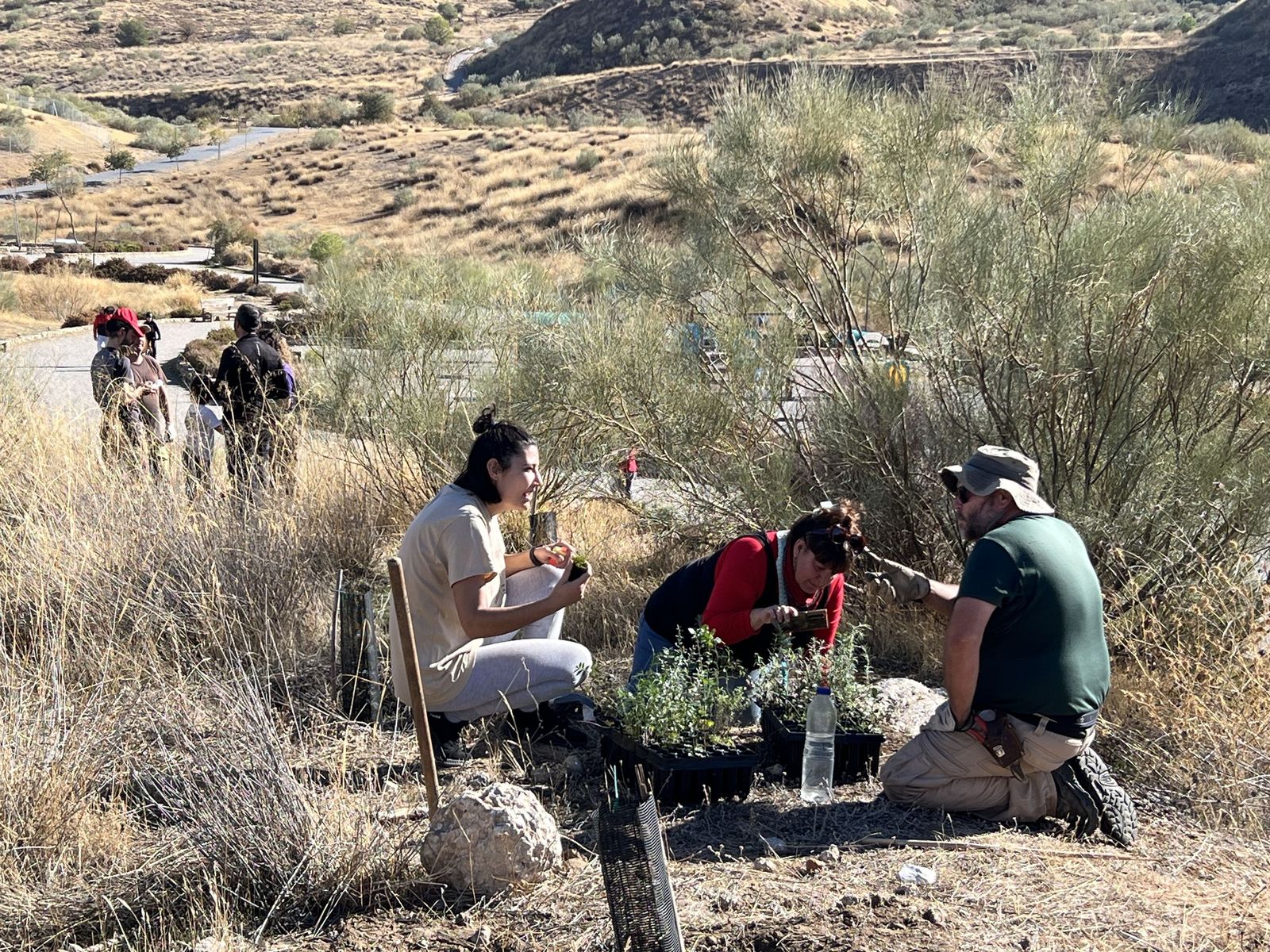 Entre los voluntarios también hay compañeros de la Entidad