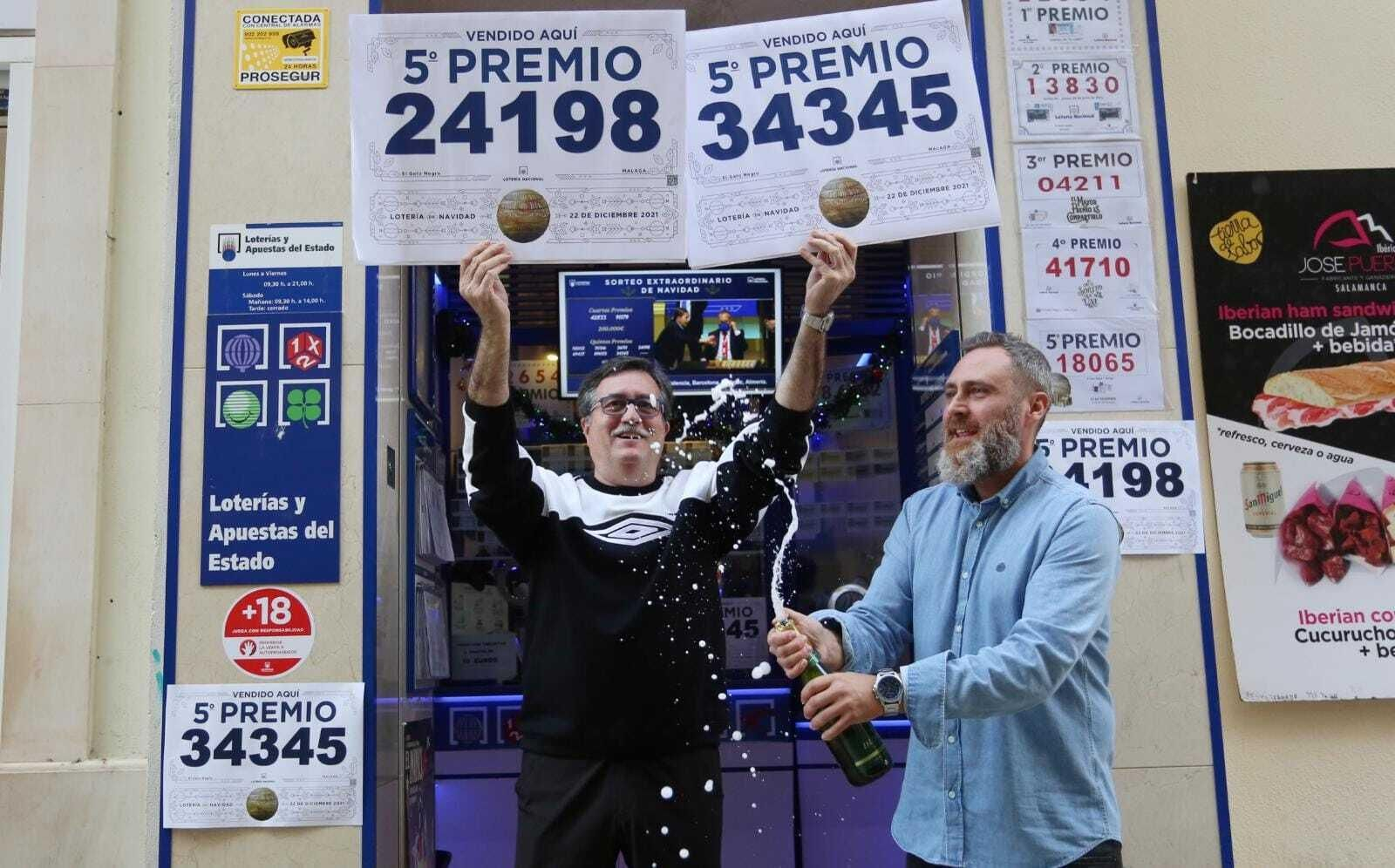 El Gato Negro, en calle Granada, ha vendido dos quintos.