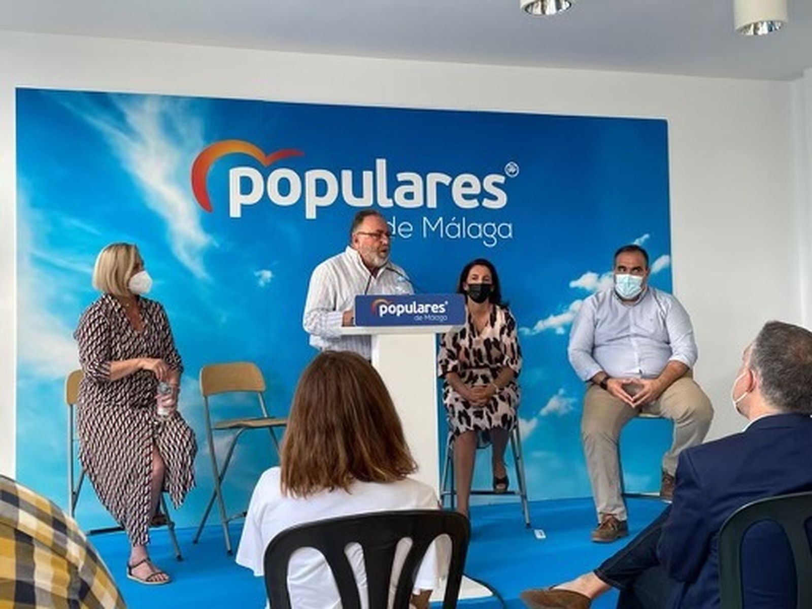 Villanova en el encuentro comarcal del PP en Cártama este fin de semana.