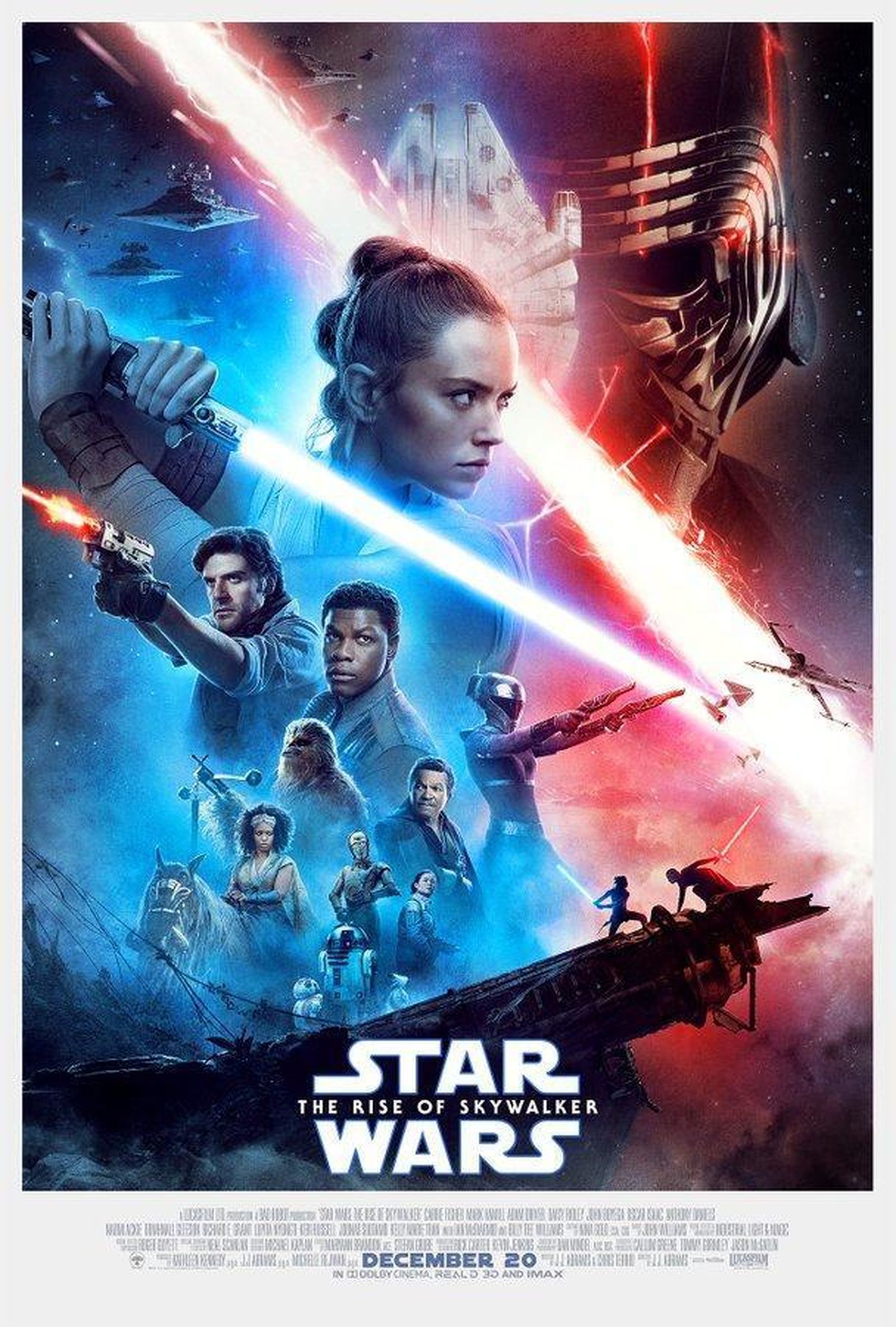 Cartel del episodio final de la saga de La guerra de las Galaxias 'Star Wars: The Rise of Skywalker'.