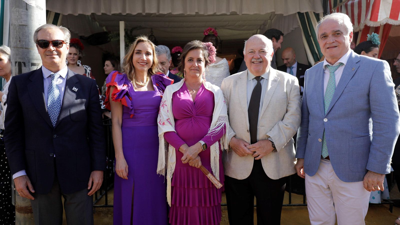 ,Antonio Pérez Ostos, Matilde Sánchez Reyes, Catalina García, Jesús Aguirre y Antonio Mingorance.