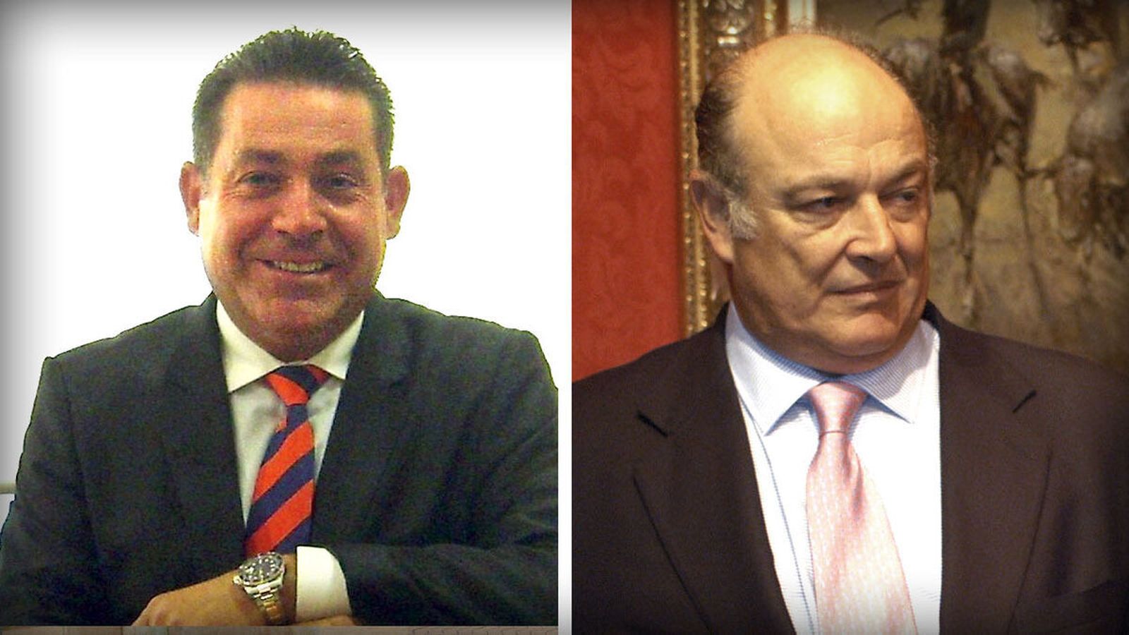 El comprador Mario Lopez Magdaleno y el vendedor, el marqués de Valencina