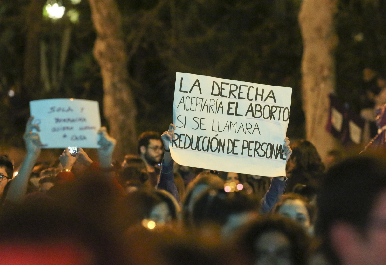 Las imágenes de la manifestación del Día de la Mujer en Málaga