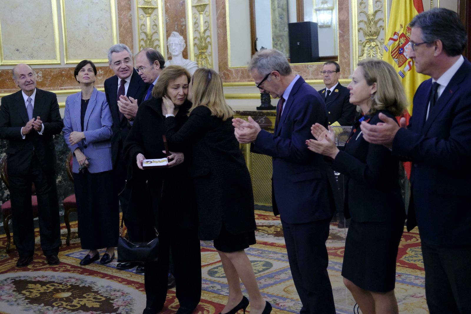 Las imágenes del homenaje a Pérez Llorca en el Congreso