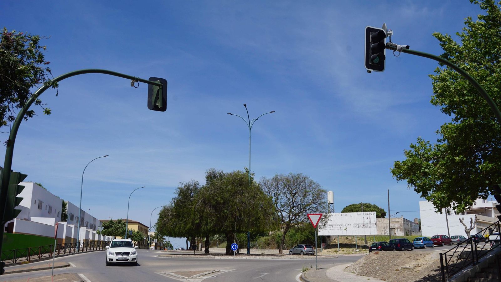 La cámara instalada esta semana en la barriada de La Carabina.