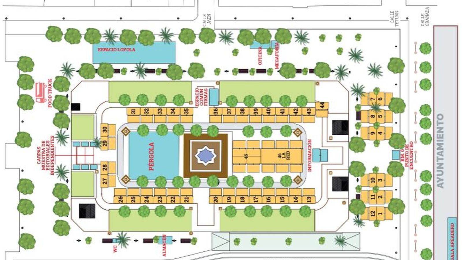 Expositores de la Feria del libro de sevilla 2019