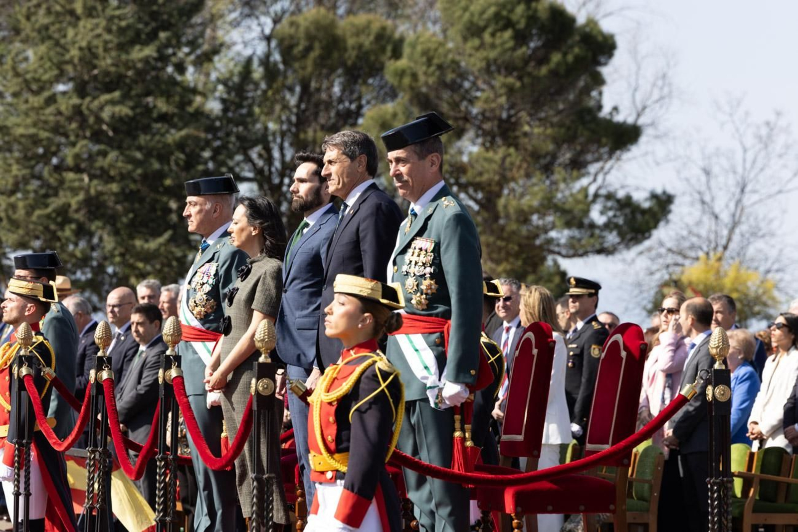 Acto de jura de bandera de la 130ª promoción de guardias civiles de la Academia de Baeza
