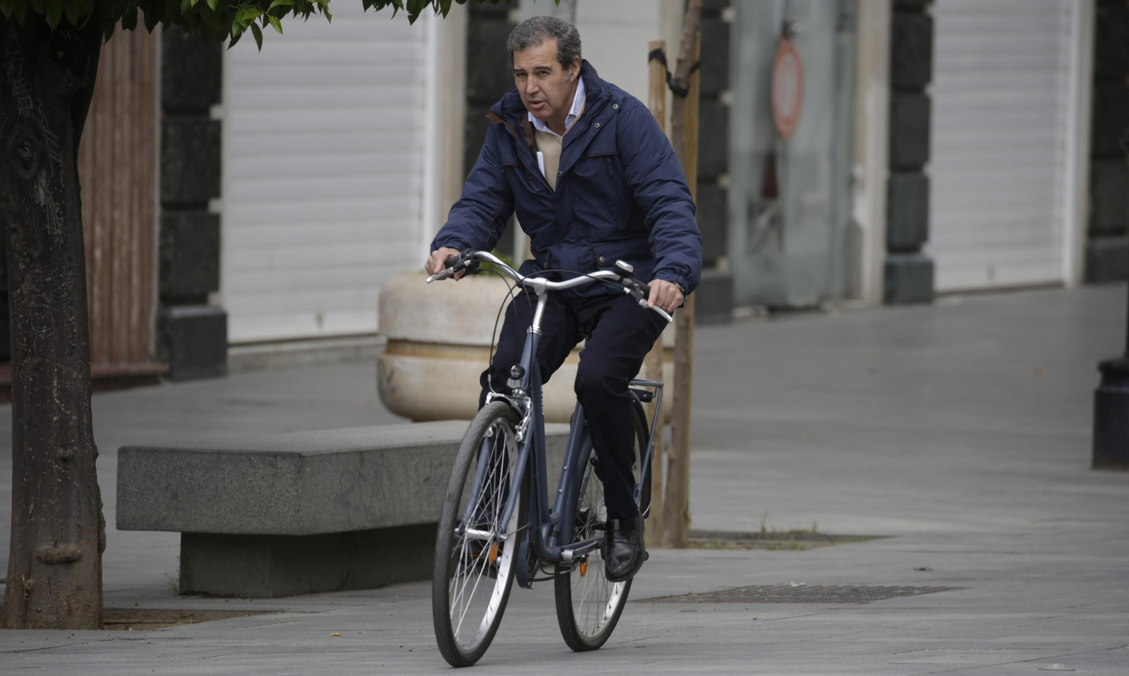 Pocos usuarios de Sevici tras la reapertura del servicio.