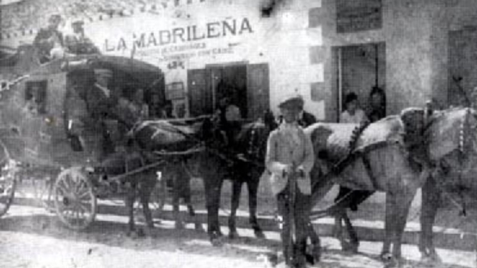 La parada de los carruajes de La Madrileña.