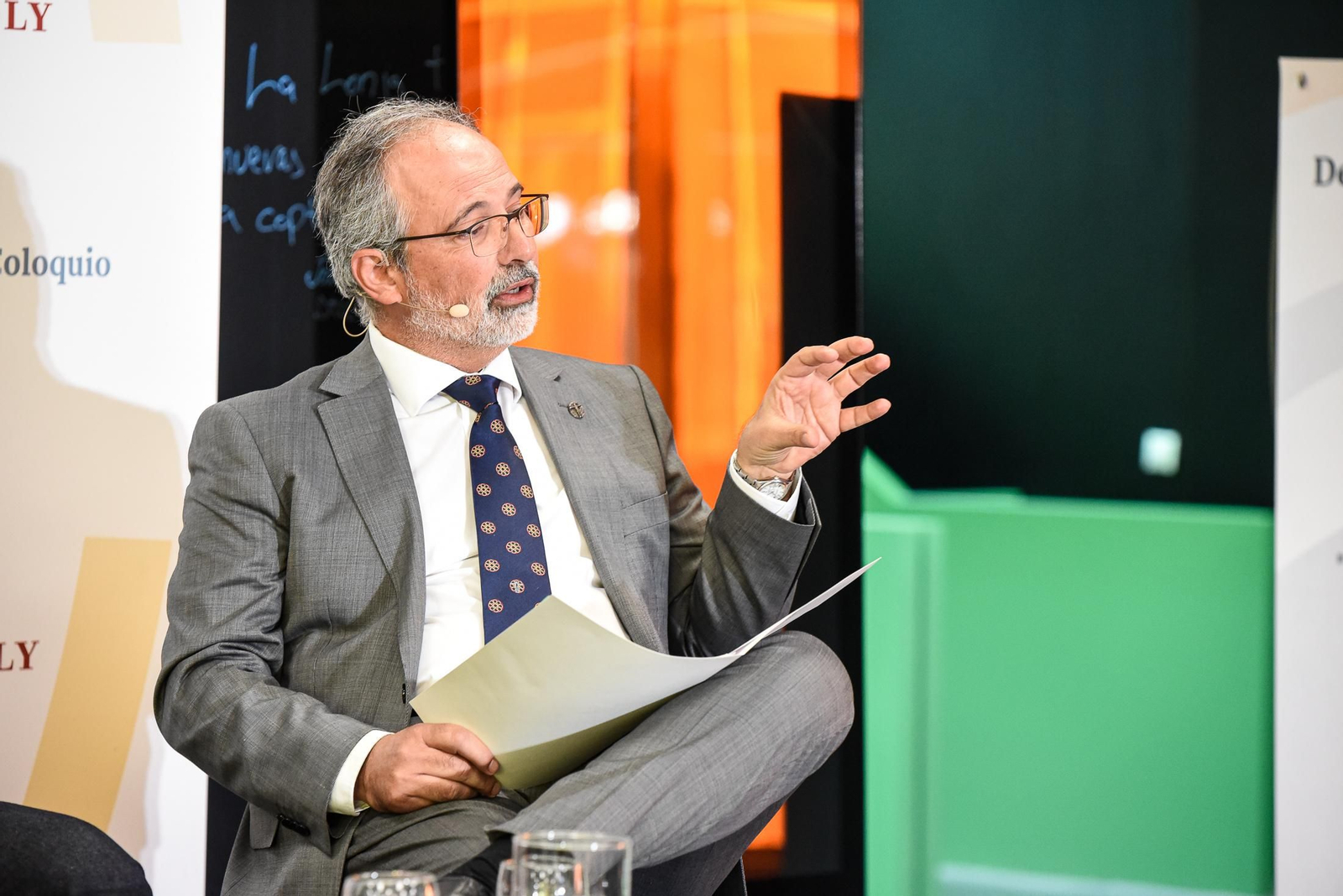 Imágenes del Desayuno Coloquio "Enomía azul, claves para el desarrollo sostenible" organizado por el Grupo Joly