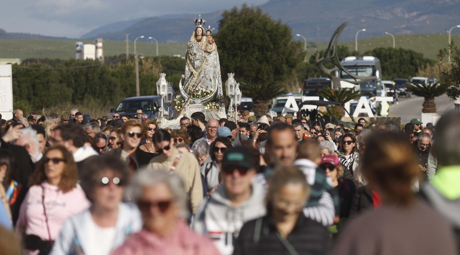 Fotos de la llegada de la Virgen de la Luz a Tarifa por su 275 aniversario como patrona
