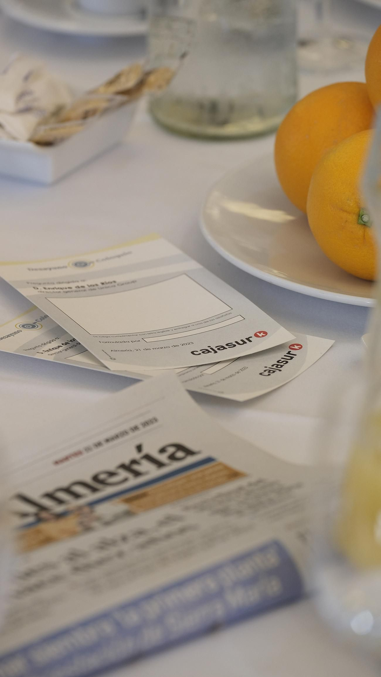 Desayuno coloquio de Grupo Joly y Cajasur, con la participación del ponente Enrique de los Ríos