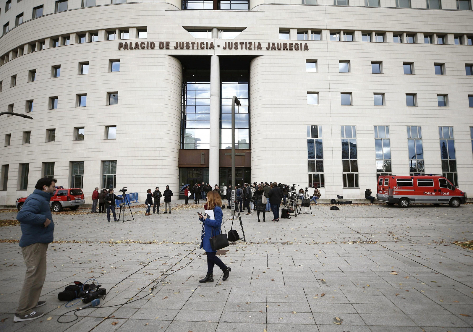 Vista general del Palacio de Justicia de Pamplona