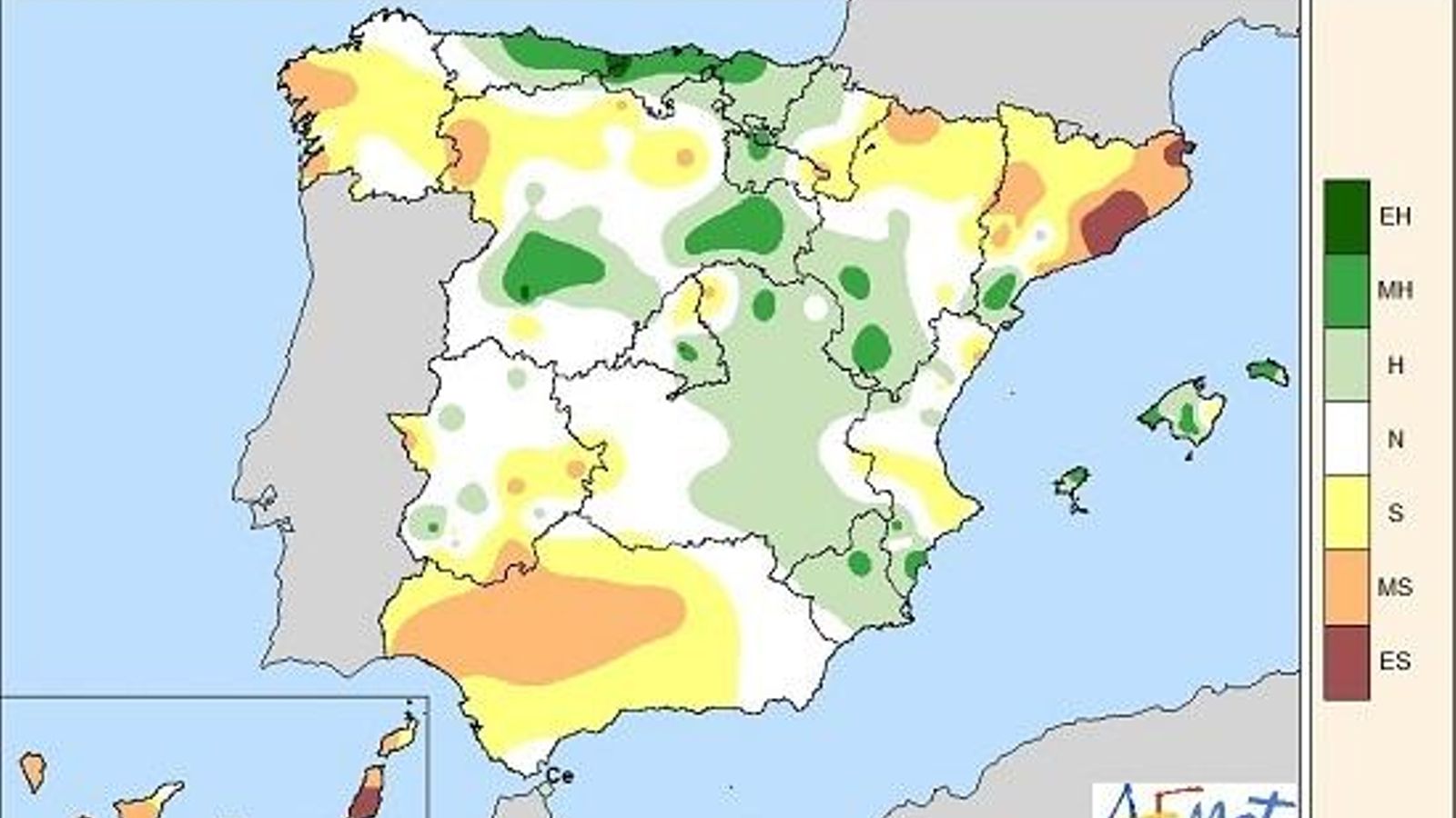 Precipitaciones en 2021 Precipitaciones en 2021