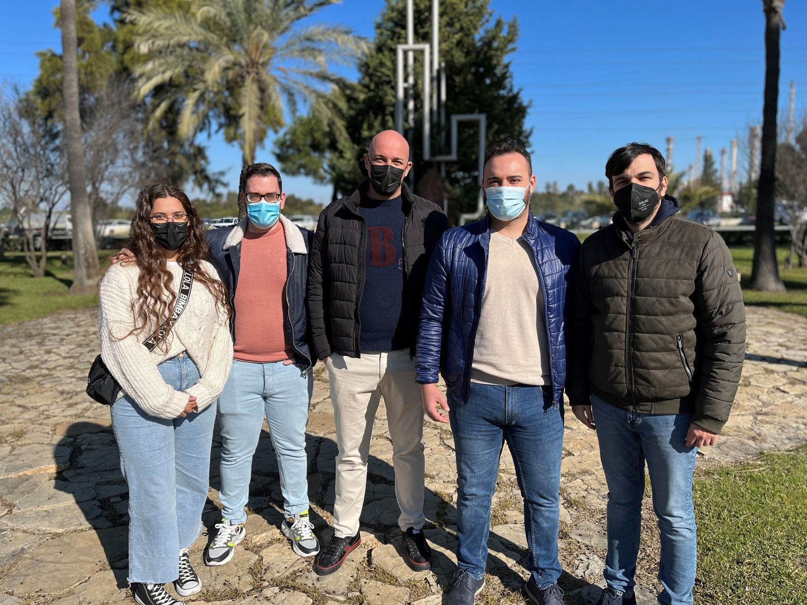 Alumnos de FP Dual del Profesor José Luis Graíño en Cepsa.