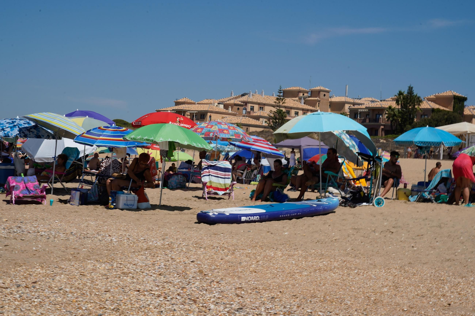 Imágenes de las playas de Huelva el sábado 17 de agosto