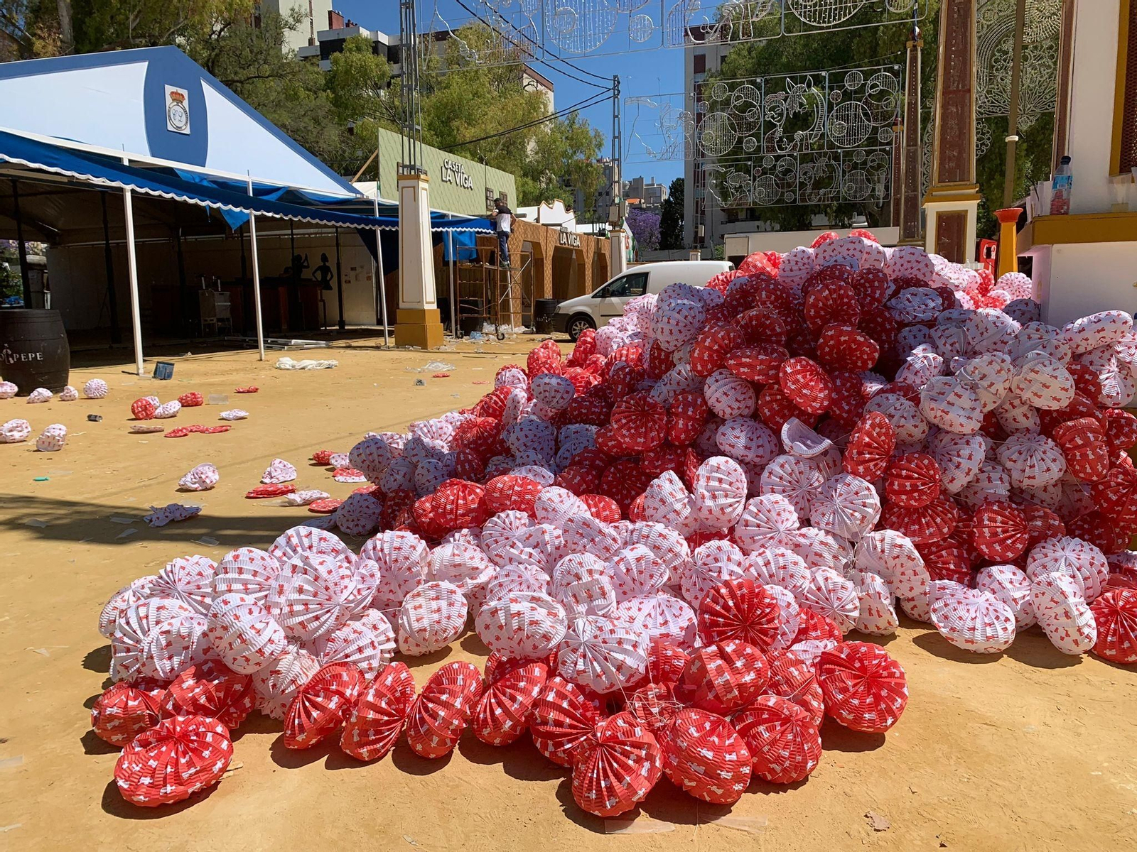 Recogida de la Feria del Caballo, este domingo.