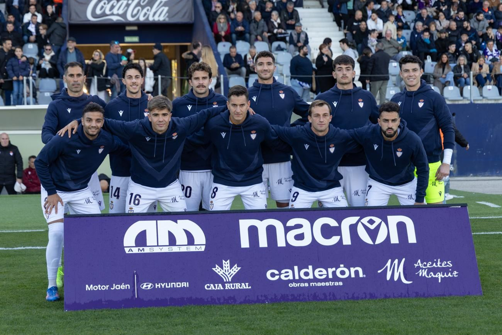 Alineación inicial del Real Jaén ante el Decano.
