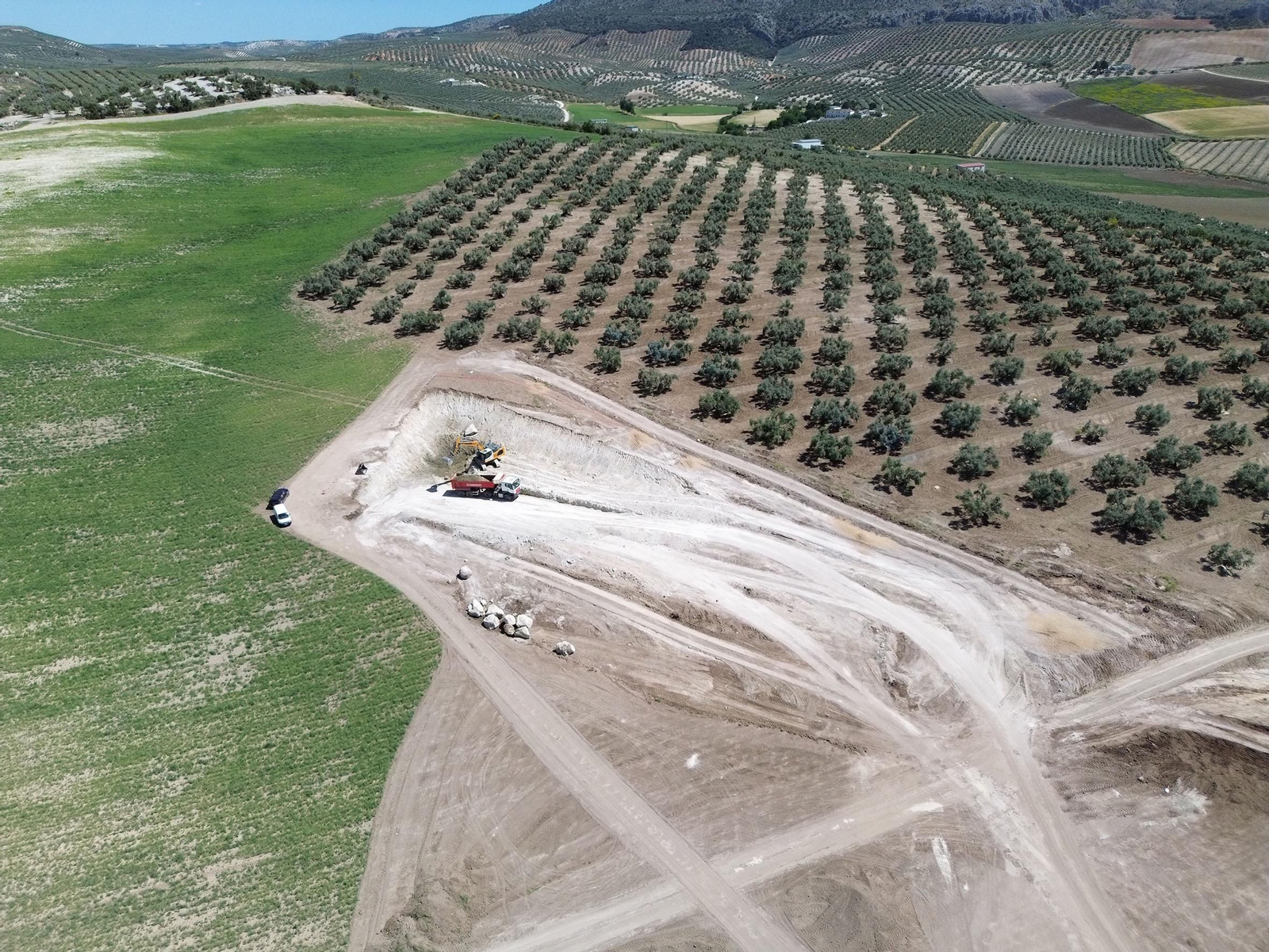 Así van las obras del tramo A-92 de la Variante de Loja, del AVE de Granada