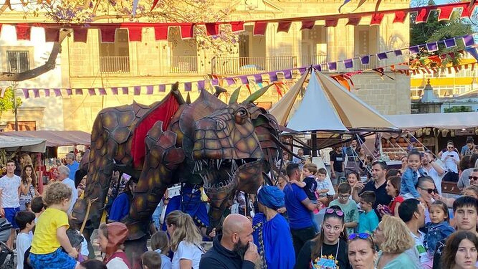 Una imagen de la última edición del Mercado Medieval, en 2022.