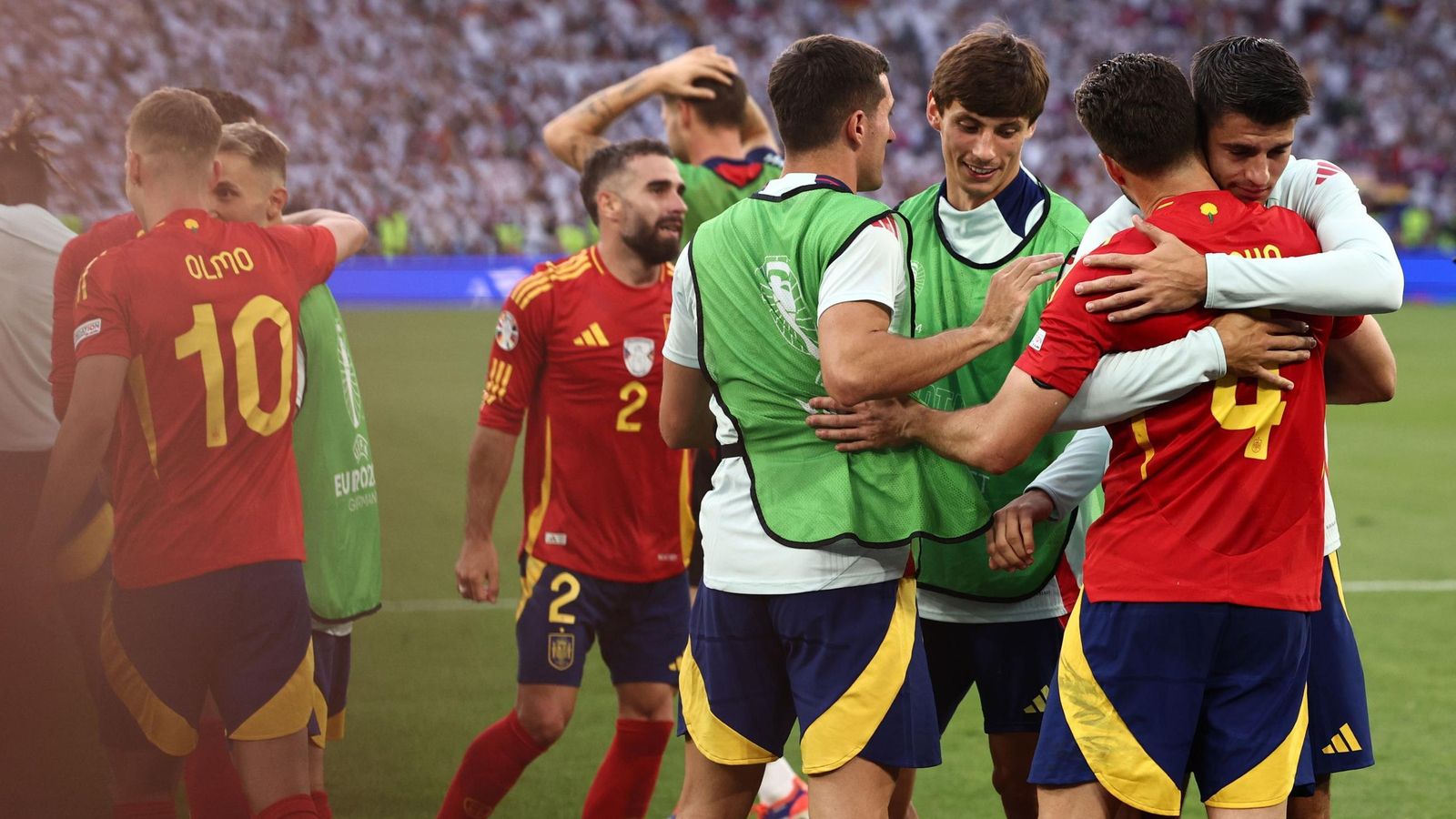 Las mejores fotos del España - Alemania