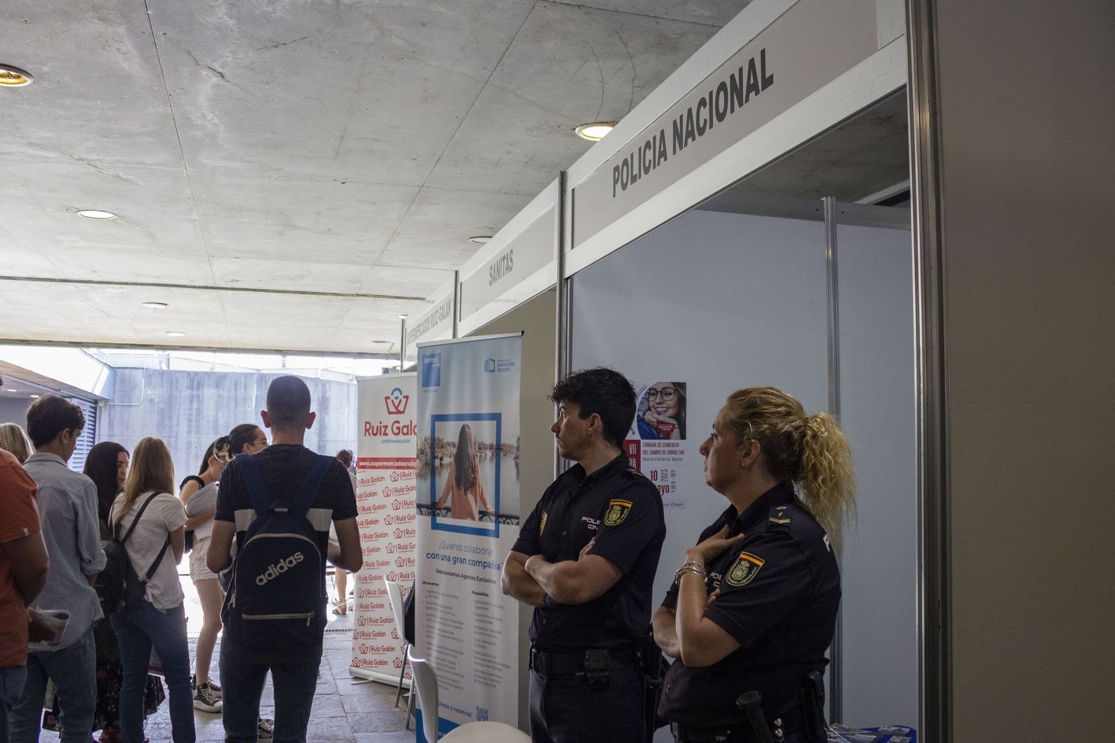 Fotos de la Feria de Empleo en la Cámara de Comercio del Campo de Gibraltar.