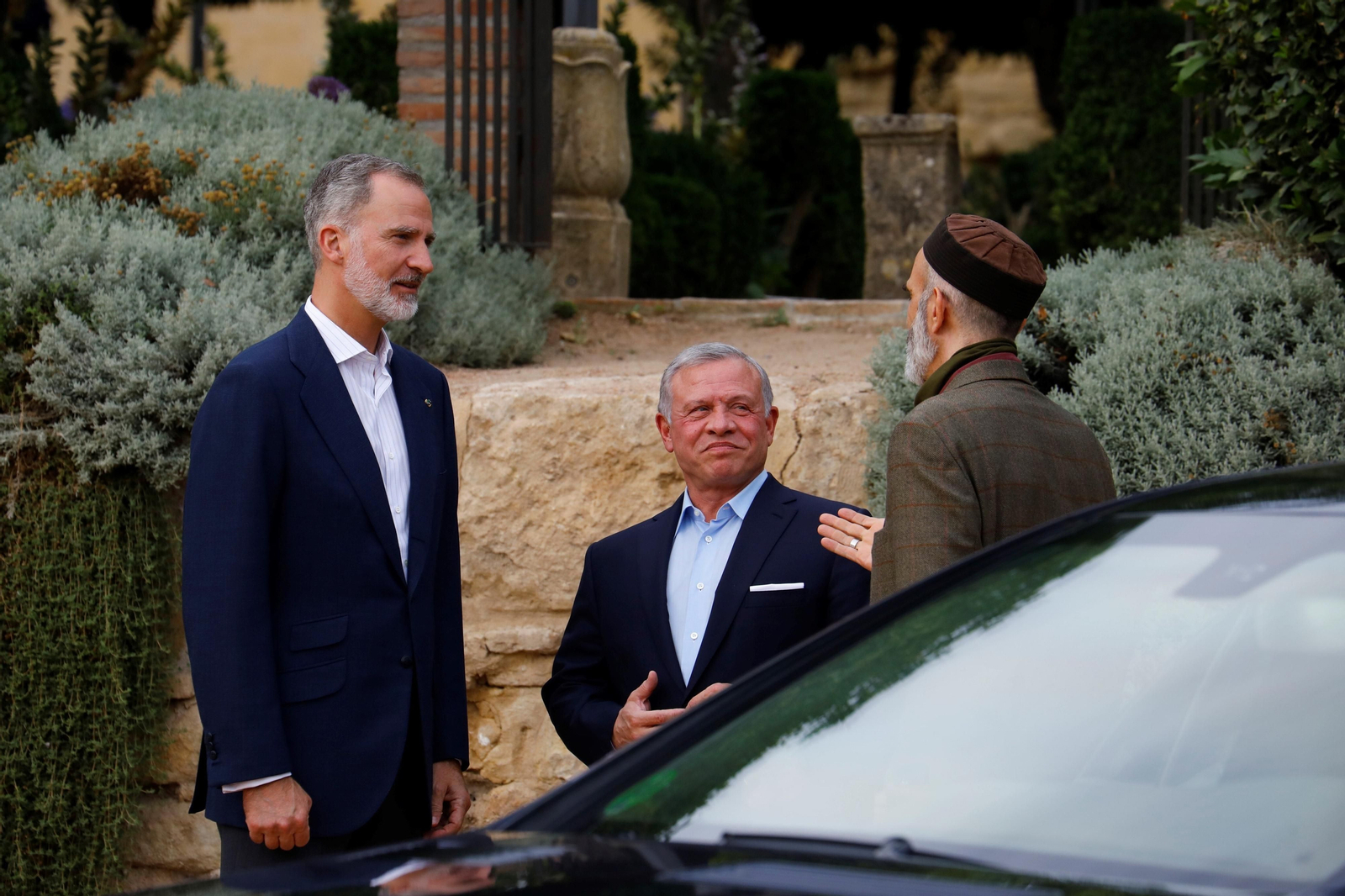 Los reyes Felipe VI y Abdalá II, en el Alcázar de los Reyes Cristianos de Córdoba