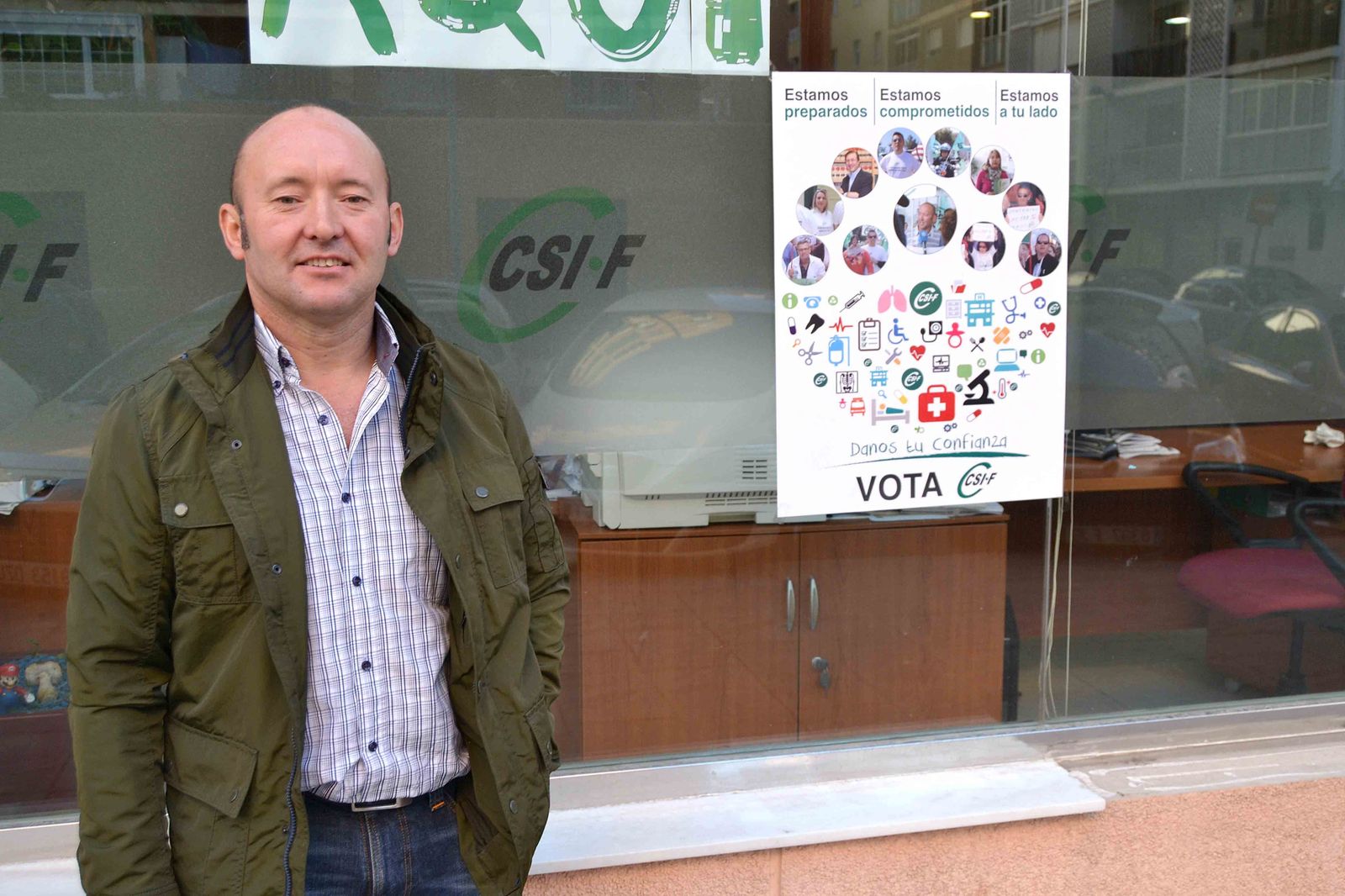 El responsable provincial del Sector Sanidad de CSIF, Antonio Moreno.