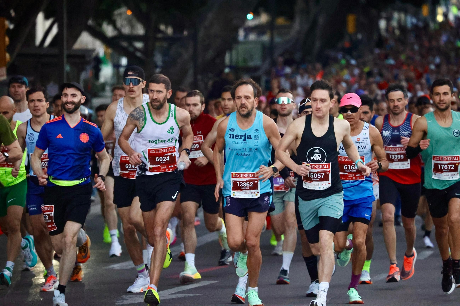 Las mejores fotos de la Maratón de Málaga 2024