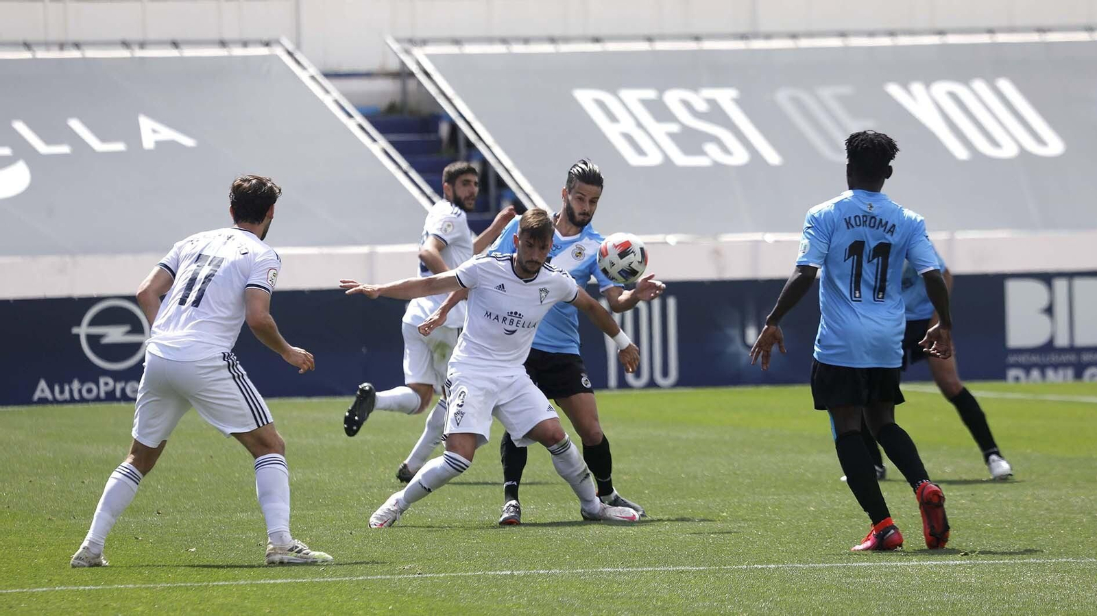 Las mejores fotos del Marbella - Balona