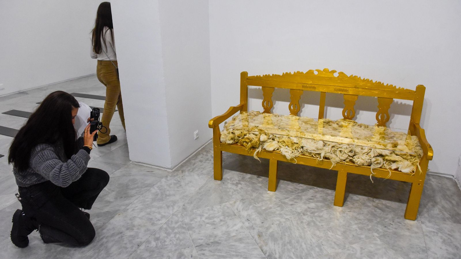 Una de las obras de la muestra.