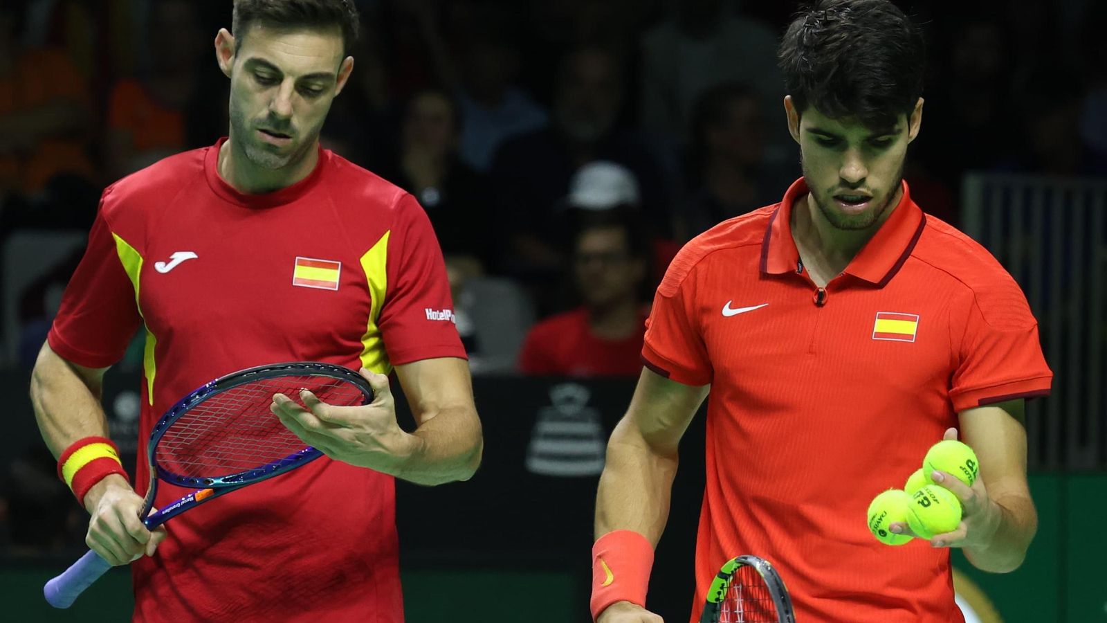 El doble Alcaraz-Granollers vs Koolhof-Van de Zandschulp, en fotos