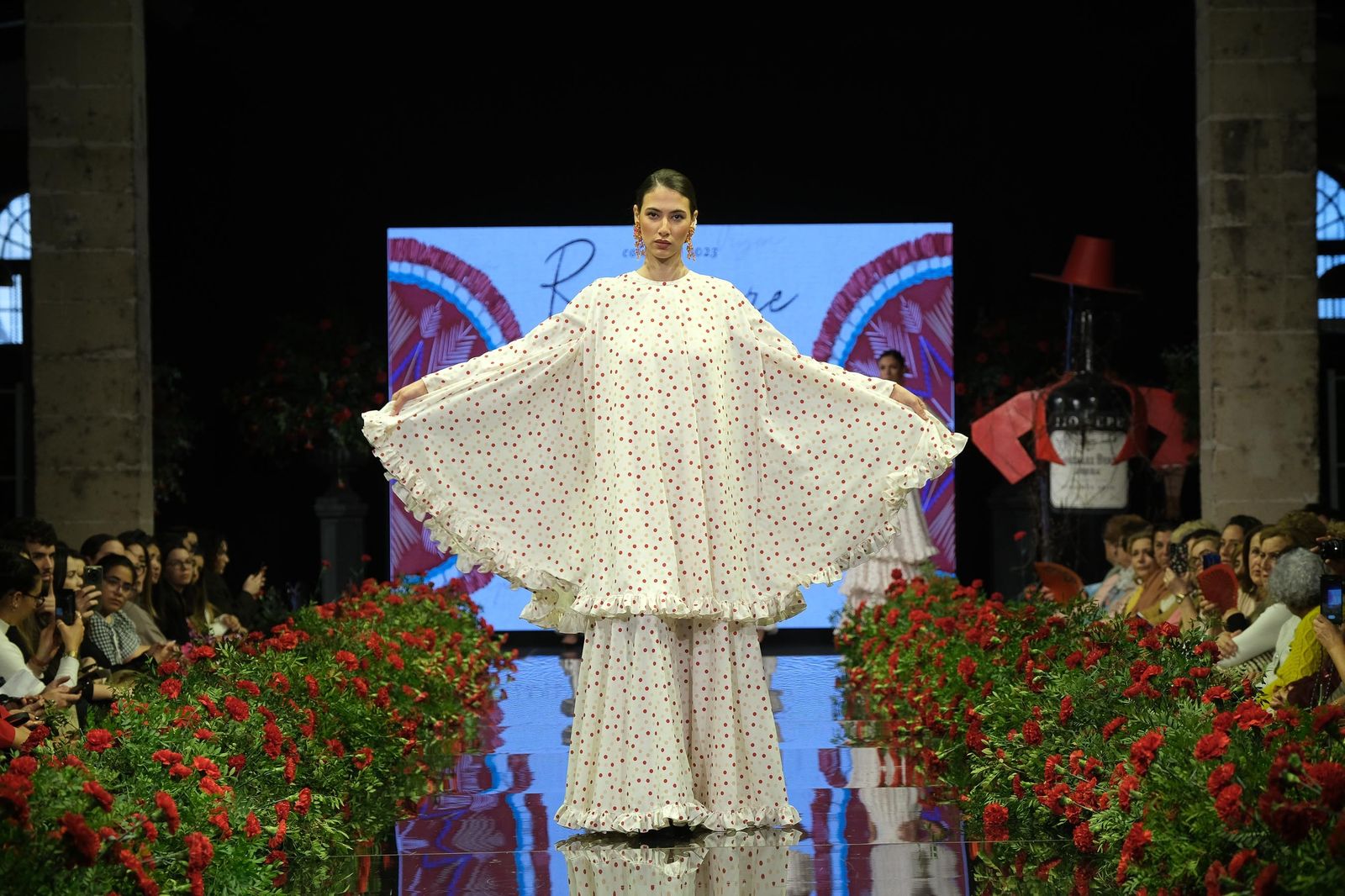 Desfile de Juan Saavedra en la Pasarela Flamenca Jerez Tío Pepe 2023