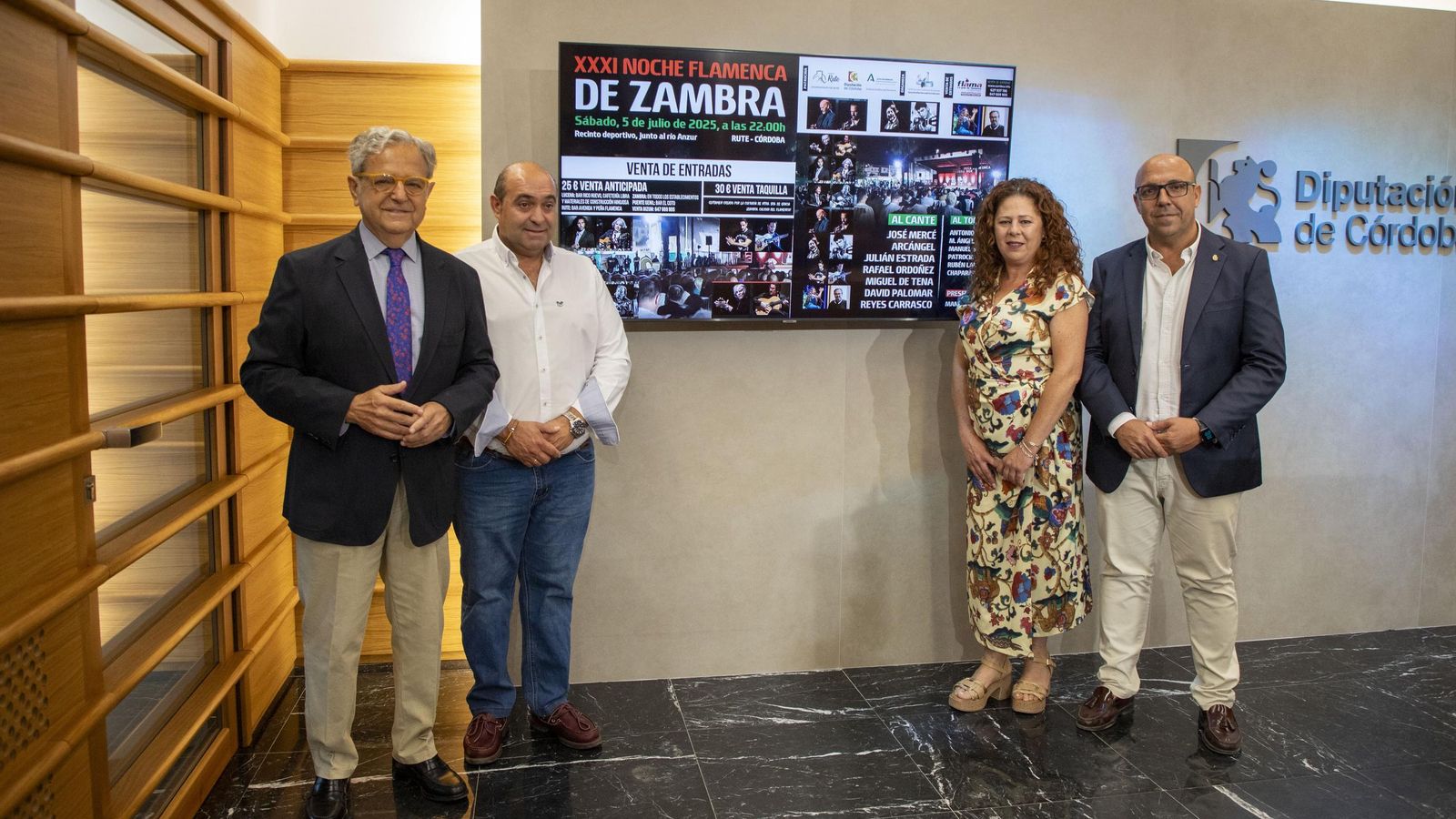 Presentación de la XXXI Noche Flamenca de Zambra.