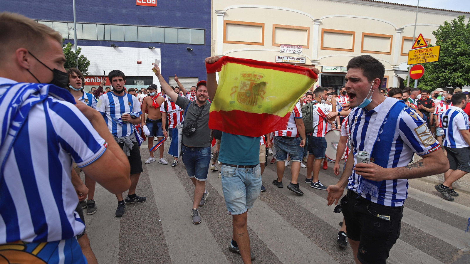 Fotos de la afición del Algeciras CF