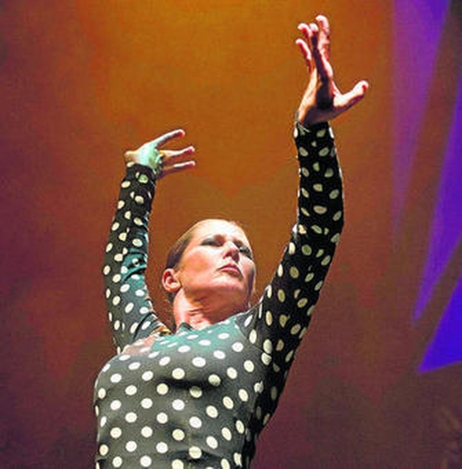 Sara Baras (San Fernando, 1971), en una reciente representación de 'Voces'.