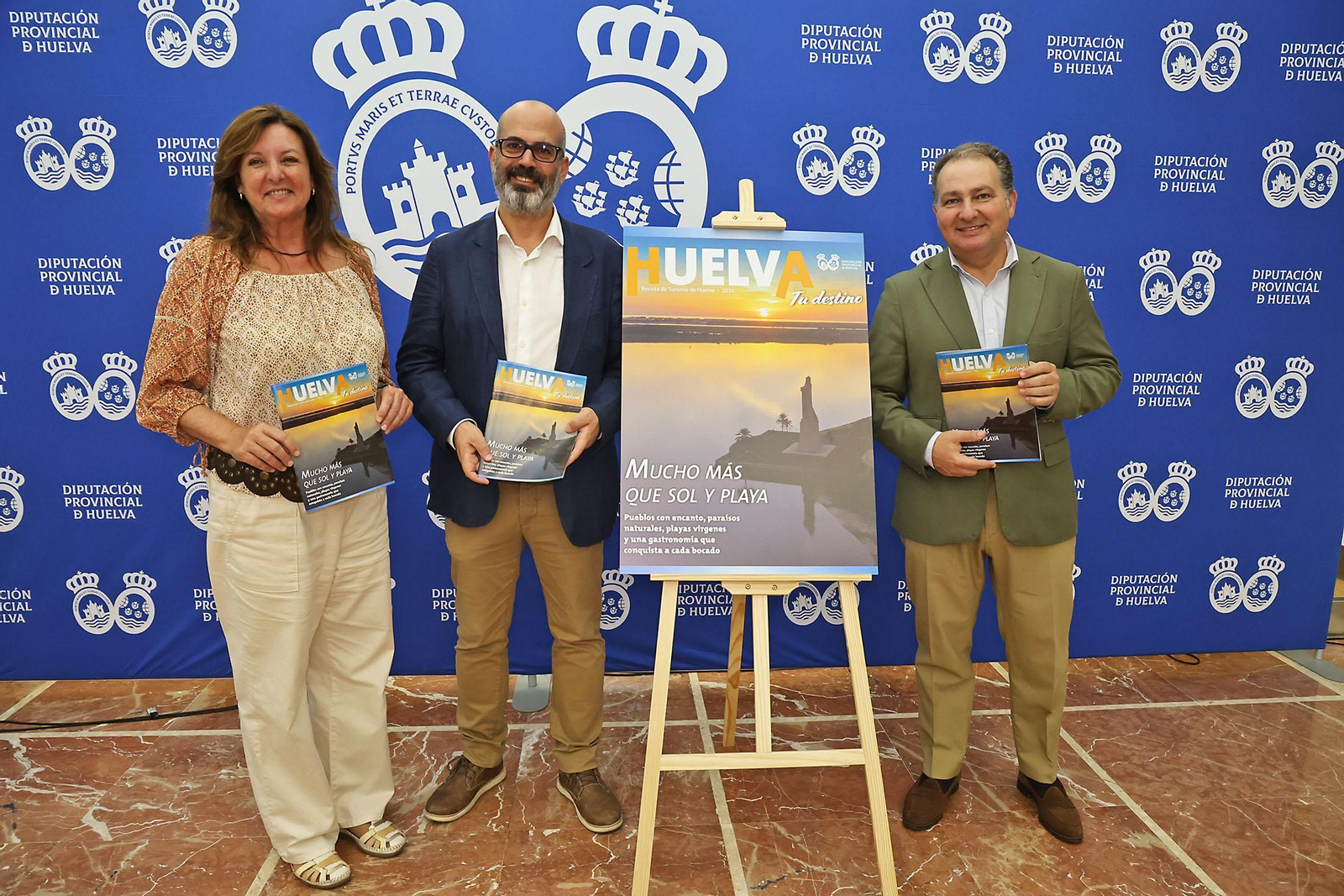 Imágenes de la presentación de la revista de Turismo "Huelva Tu Destino"