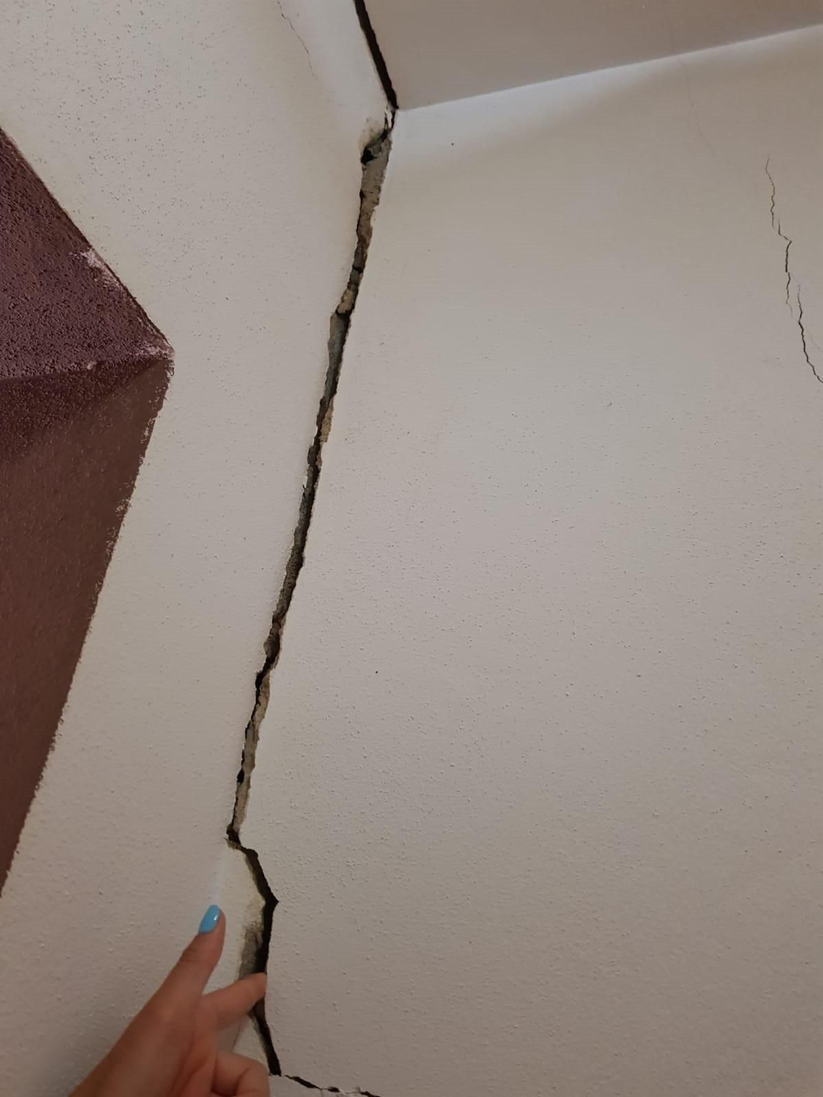 Grietas en paredes