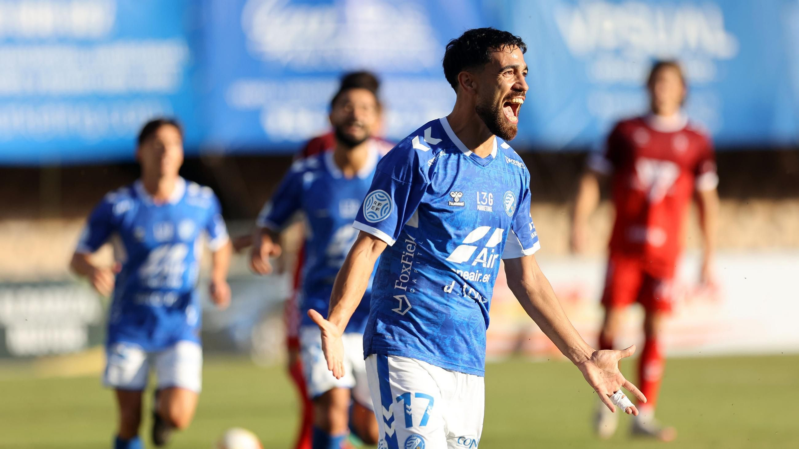 Dieste celebra el tanto que le hizo al Antoniano.