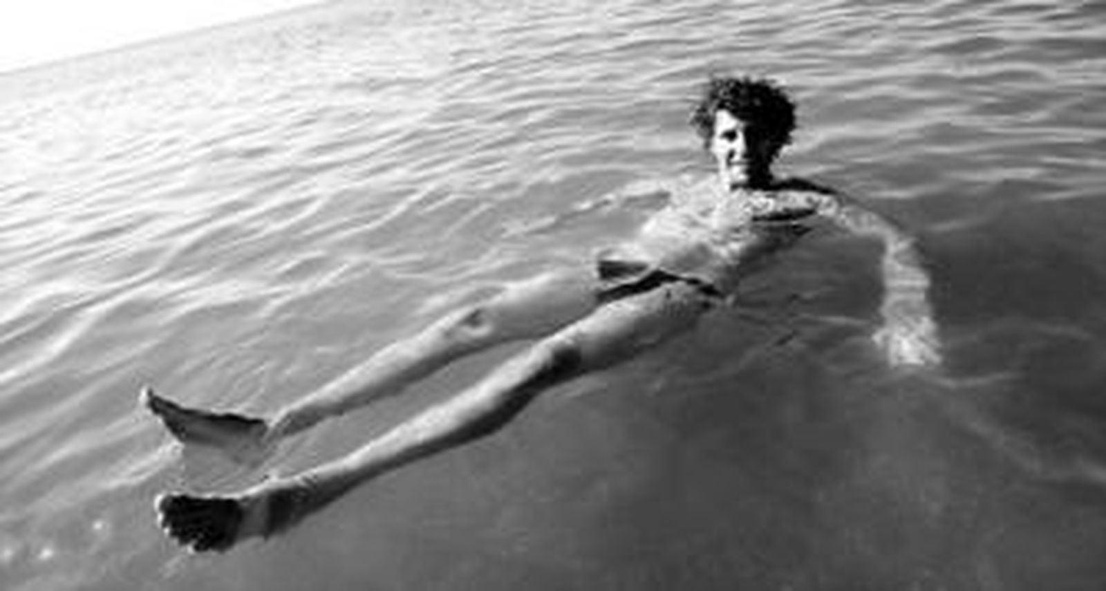 El nadador e ingeniero forestal Christian Jongeneel después de un entrenamiento.