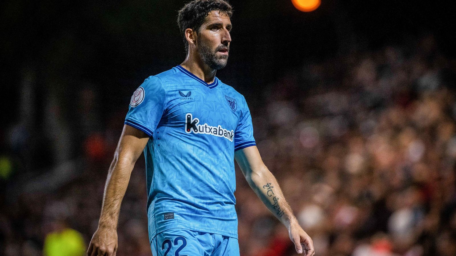 Raúl García en el encuentro copero contra el UE Rubi.