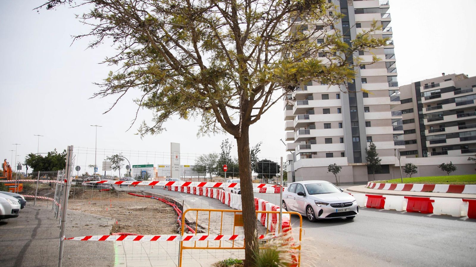 Obras para la apertura de una nueva calle