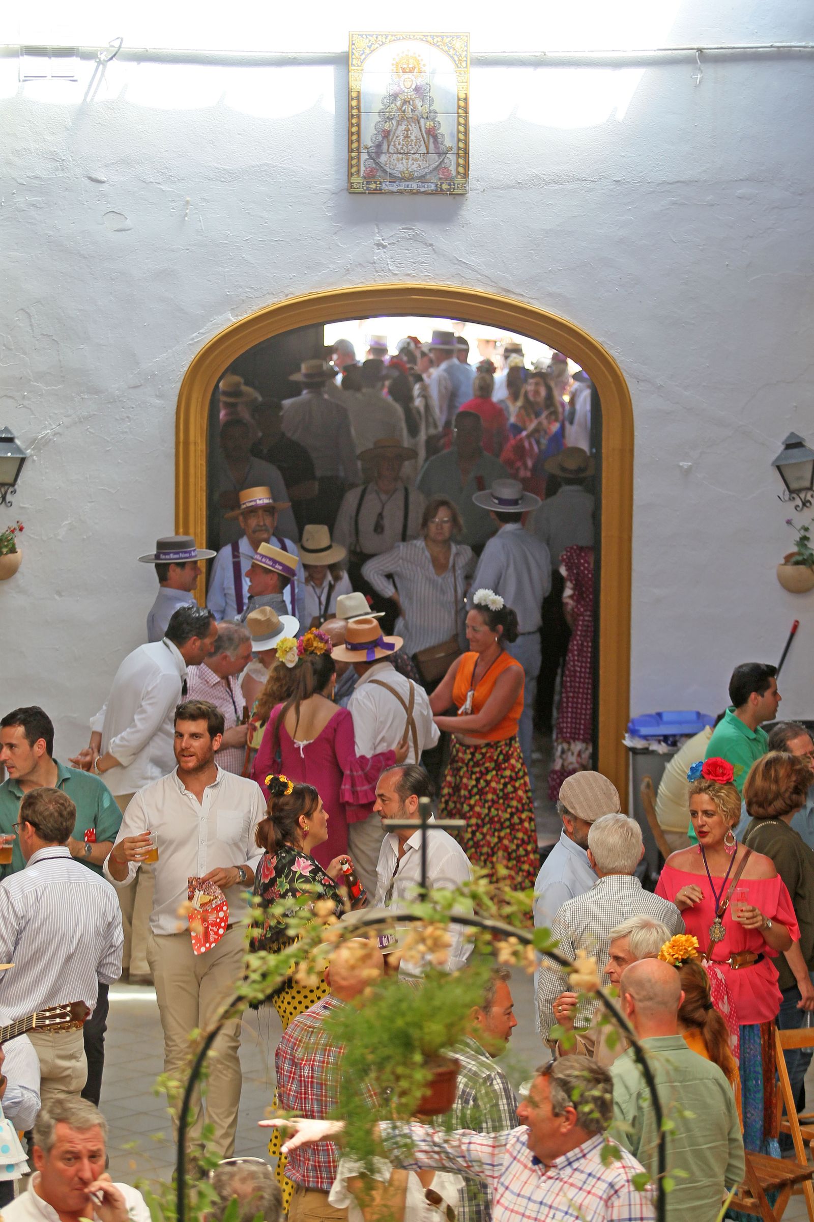 Imágenes del domingo de descanso en El Rocio