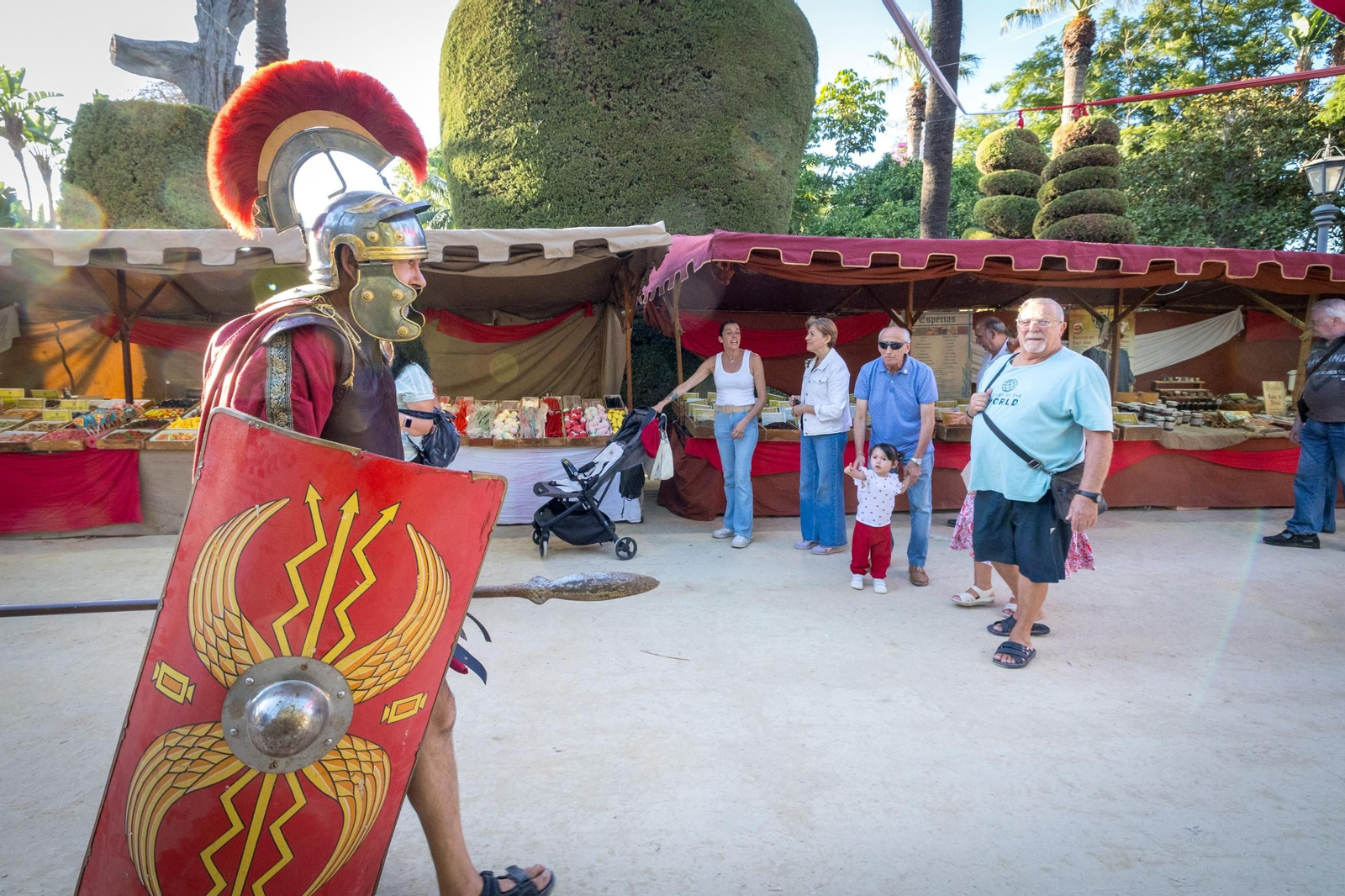 Las imágenes del Mercado Romano en el Parque Genovés de Cádiz
