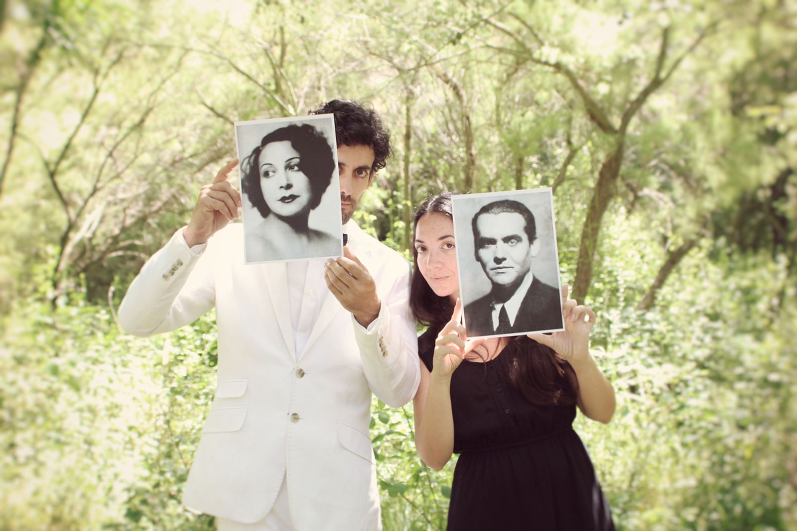 Rubén Carballés y Elena Bolaños, en una imagen promocional de 'Federico, en carne viva'.