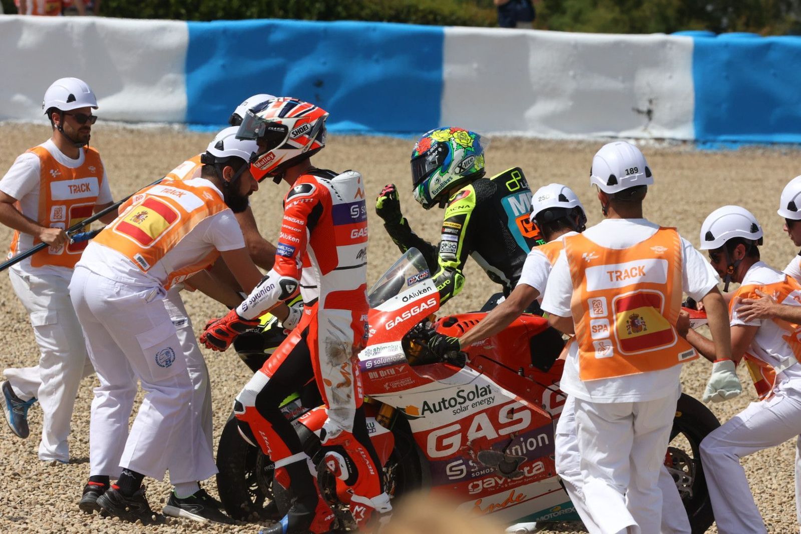 Moto2: Así fue la caída entre Dixon y Aldeguer