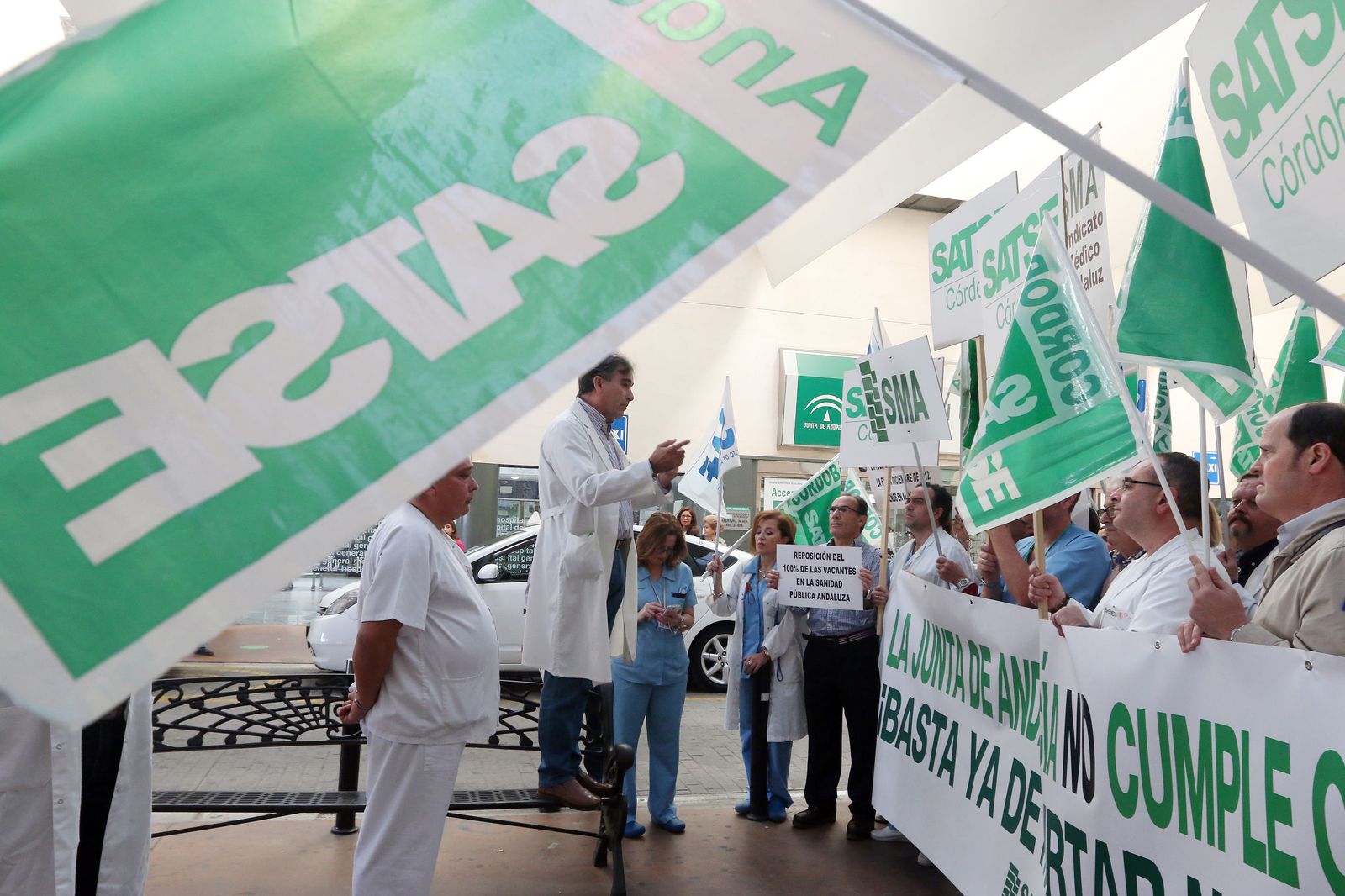 Asistentes a una protesta de Satse de los últimos años.